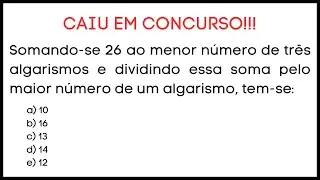 Caiu em concurso!!!! Consegue resolver?