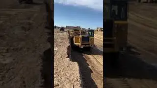 Professional female scraper operator #caterpillar #colorado #coloradosprings #denver #earthmoving