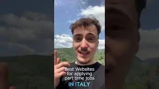 Best Websites to apply Part time jobs in Italy 🇮🇹 # shorts