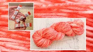Dyepot Weekly #261 - Dyeing Yarn with Hawaiian Punch Powder (+A Failed Asymmetric Heat Experiment!)