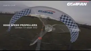 Gemfan FLASH 5152 - First flight //Prototype frame