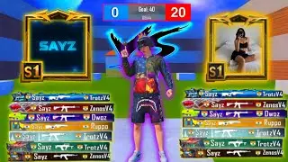 BEST FUNNY😂WOW GAMEPLAY WITH WOMEN CHALLENGED ME😱1VS1 GUN GAME DEATH MATCH🔥PUBG MOBILE