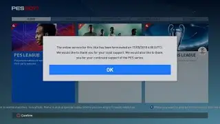 Pro Evolution Soccer 2017 Server Shutdown