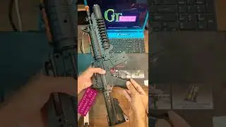 AK-988 Pubg Toy gun M14 with light sound & recoiling action realistic battery operated gun for kids