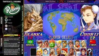 Riz0ne [Blanka] vs. Comeback386 [Fei Long/Ryu] - FT5 - SSF2T: NL v0.4 Beta Playtesting