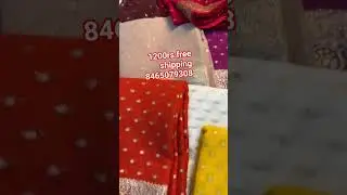 #pure  viscose zarget sarees colour available 1200rs  DM Whatsapp 8465079308