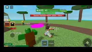 Playing Zombie Attack w/My friend Hailey