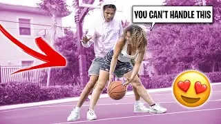 PLAYING RANDOM CUTE GIRLS IN A 1V1 FOR THEIR NUMBER! 😍🏀