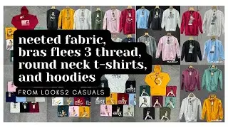 Neeted Fabric | Bras Flees 3 Threads | Round Neck T-Shirts & Hoodies  - Looks2 Casuals | Exclusive