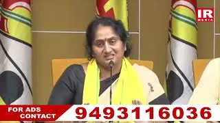 Minister S. Savitha Press Meet | Andhra Pradesh | BC Welfare Minister | IR Media tv