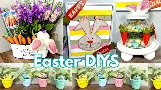 DOLLAR TREE EASTER DIYS | DIY STORE BOUGHT EASTER DECOR