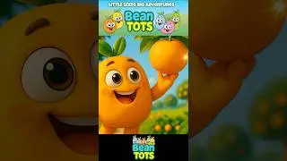 Learn Fruits with the Bean Tots 🍎 Apple 🍊 Orange 🍇 Grapes 🍓 Strawberry 🍌 Banana