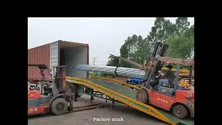 10,000KG Capacity Mobile Steel forklift container Loading Yard RampContainer loading ramp