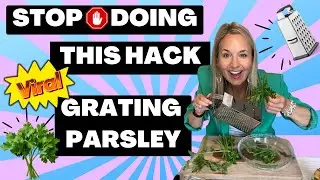 How to Strip Parsley Using a Box Grater (Viral Herb Hack Tested)