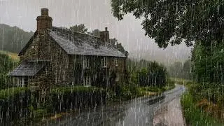 Deep Sleep Instantly With Heavy Rain On Roof & Thunder - Relaxing Rain Sounds For Sleep, Study
