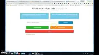 Folder notifications for google drive