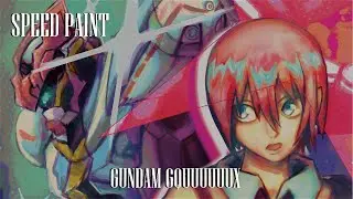 [Speed Paint] Amate Yuzuriha - Gundam GQuuuuuuX