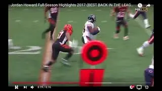 Chicago Bears RB Jordan Howard || Will he fit in Matt Nagy's System?