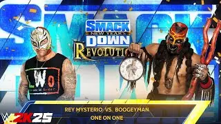 Full Match - Rey Mysterio vs Boogeyman: Single Match at Smackdown | WWE 2k25 