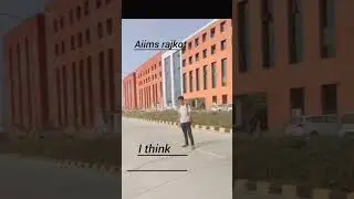 First time at aiims rajkot. #aiims #neet #neet2024 #ytshort