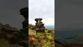 Salt Cellar Derwent Edge Peak District  Insta360 | Solo Hiking