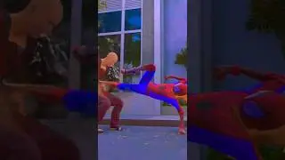 #spiderman #youtubeshorts  MILES TAKES (DOWN ALL)  BEFORE THE TANKER ERUPTS !!!