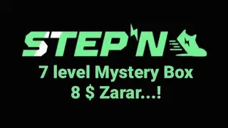 #stepn  7 level Mystery Box A&ccedil;ılışı  8$ Zarar ettim...