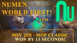 Numen - World 1st MoP Classic MSV 25H - Ret Paladin Commentary