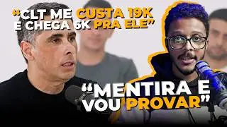 FLÁVIO AUGUSTO E AS FALÁCIAS SOBRE CLT DITAS NO DEBATE 1 BILIONÁRIO X 30 TRABALHADORES