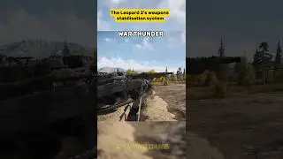 the Leopard 2's weapons stabilisation system #warthunder