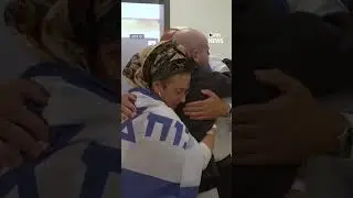 WATCH: Freed Israeli hostages reunite with families