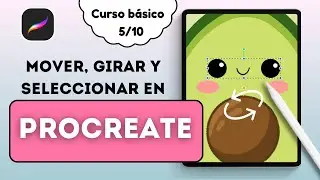 Cómo usar selección y transformación en Procreate fácil