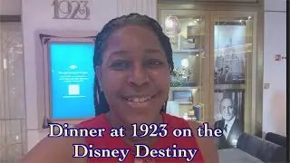 1923 Restaurant onboard the Disney Destiny