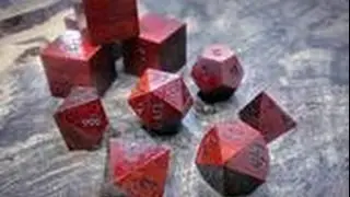 These dice are made from tusks of the ancient woolly mammoth