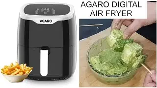 एयरफ्रायर का उपयोग कैसे करें AGARO Galaxy Digital Airfryer | How to Cook in Airfryer 3 Food Recipes