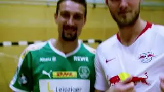 Die Fußball/Handball-Challenge