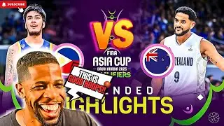 GILAS PHILIPPINES VS NEW ZEALAND !! Kai Sotto Looking GOOD!! Fiba Asia Cup |REACTION!!