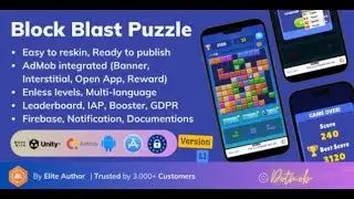 Block Puzzle Pro - Admob Ready Unity Template