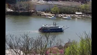 The Explosion of the Island Queen Steamship Along Pittsburgh&rsquo;s Downtown Wharf