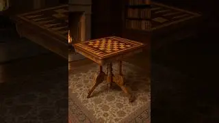 Victorian Renaissance Revival Flip-Top Game Table with Inlaid Chess & Backgammon, c. 1870&ndash;1890