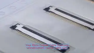 Fine-Pitch Coax Cable Singapore Manufacturer Micro Coax Amphenol Ip67 Waterproof Mhf2 Rf 0.81Mm Home