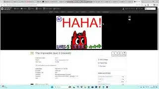 Invisible Mouse Curse: Glitch in The Impossible Quiz 2 from Q39 to Q67