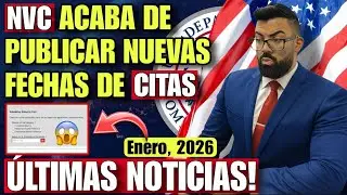 NVC publica fechas para citas de enero, Travel Ban y hay novedades