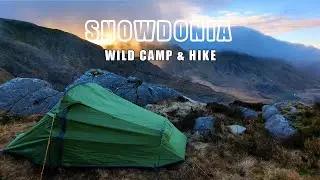 Solo Wild Camp In Snowdonia - Stormy Winter Camp On Tryfan