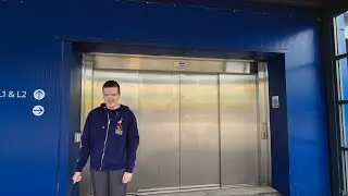 Modernised Classic lift at IKEA carpark,  Belfast