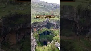 A hidden gem in Lebanon. A beautiful nature place #travel #waterfall #destination