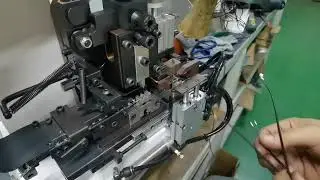 Wire Splitting and Crimping Machine Splitting Parallel Wires One Time Crimping
