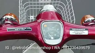 ❌SOLD Bandung Honda C70 Original Th.1974 (3 Speed)