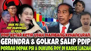 SILENT MAYORITY BERAKSI, GERINDRA & GOLKAR SALIB PDIP!! - PDIP NYUNGSEP DI SURVEY TERBARU, PSI NAIK