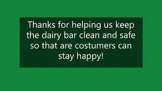 Boulder County 4-H Dairy Bar: Food Safety